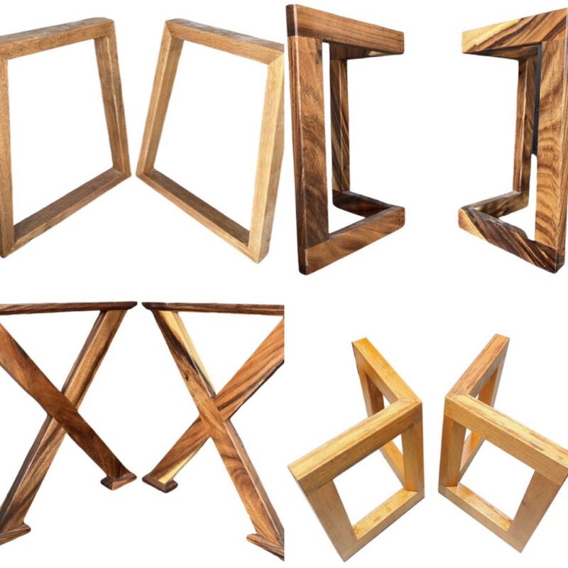 Tập hợp các kiểu bàn gỗ chân gỗ năm 2022